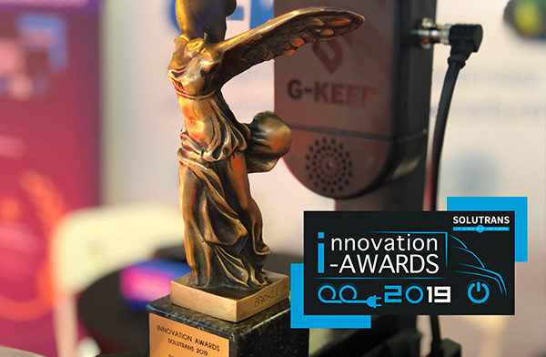 G-KEEP lauréat Bronze des I-NNOVATION AWARDS SOLUTRANS 2019